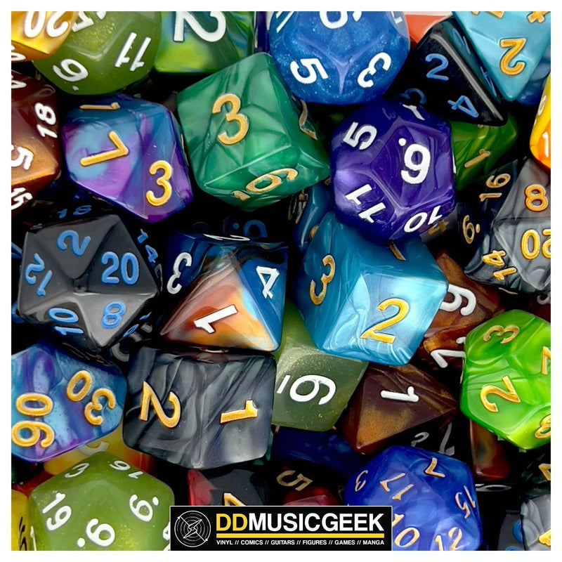RPG Gaming Dice Set - DD Music Geek