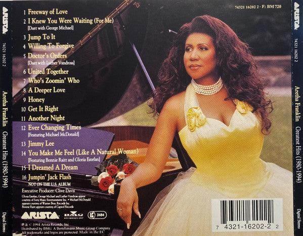 Aretha Franklin: Greatest Hits (1980-1994) (CD, Comp) - DD Music Geek