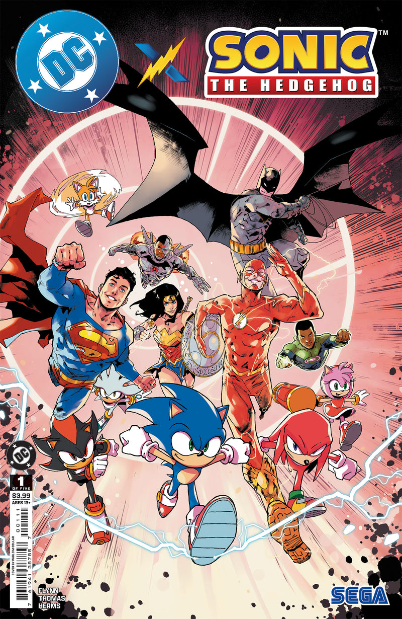 DC X Sonic #1 Special Edition Comic Book
