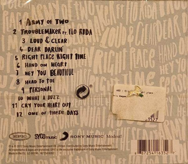 Olly Murs: Right Place Right Time (CD, Album, RP) - DD Music Geek