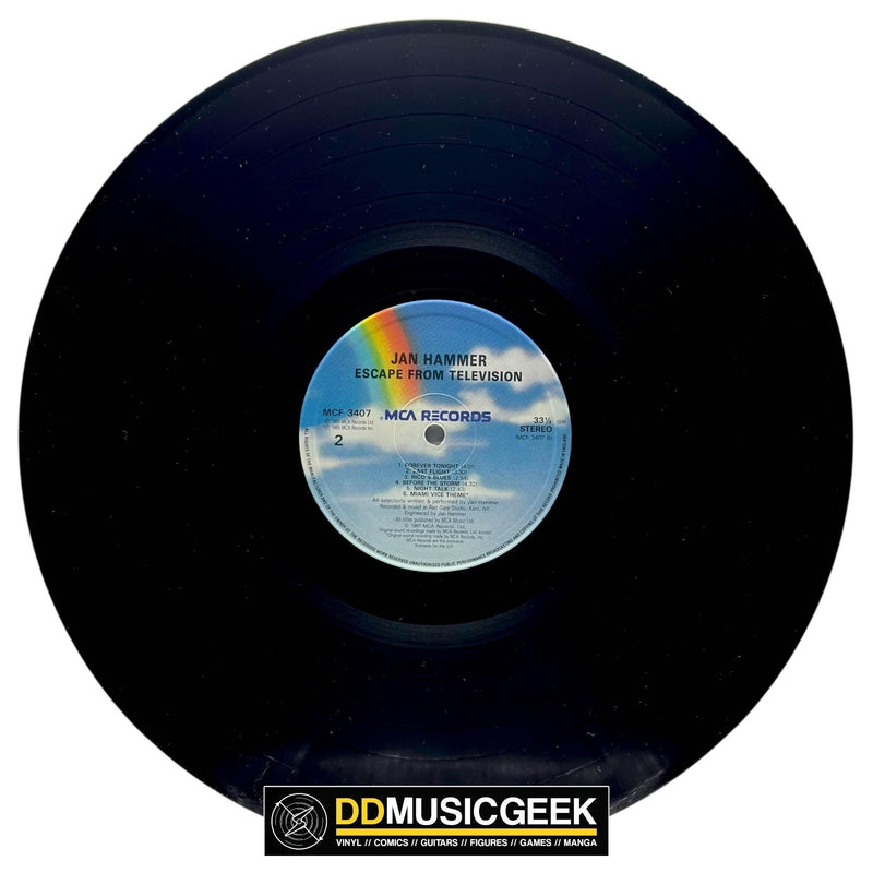 Jan Hammer: Escape From Television (LP, Album, Lin) - DD Music Geek