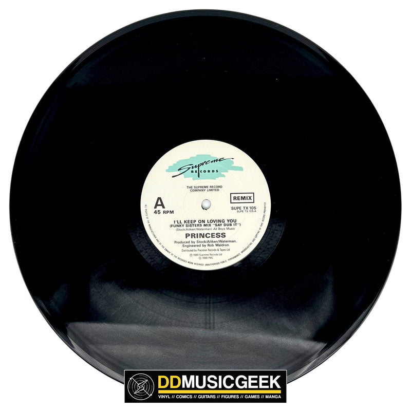 Princess: I'll Keep On Loving You (Remix) (12", Maxi, gat) - DD Music Geek