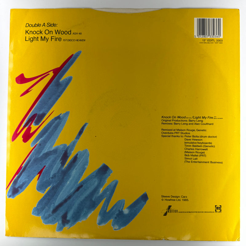 Amii Stewart: Knock On Wood / Ash 48 / Light My Fire / 137 Disco Heaven (New Remix) - Near Mint (NM or M-) / Very Good (VG)