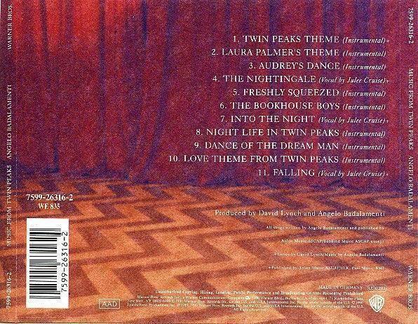 Angelo Badalamenti: Music From Twin Peaks (CD, Album, RE) - DD Music Geek
