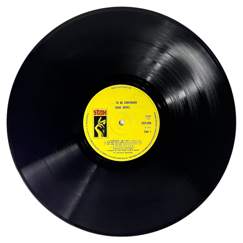 Isaac Hayes: ...To Be Continued - Good (G) / Good Plus (G+)