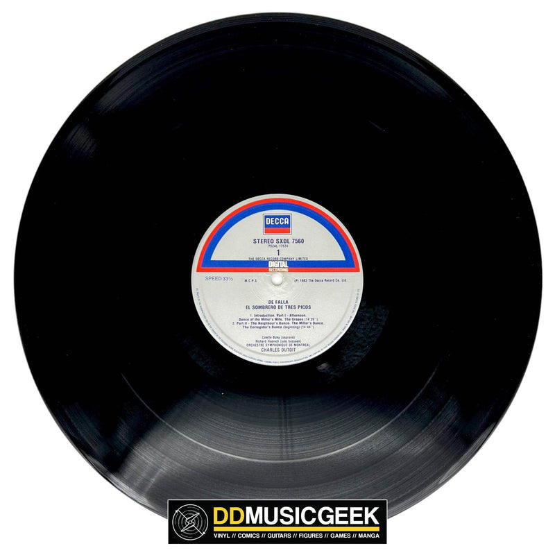 Manuel De Falla, Colette Boky, Huguette Tourangeau, Orchestre symphonique de Montréal, Charles Dutoit: The Three Cornered Hat = Der Dreispitz - El Amor Brujo (LP) - DD Music Geek