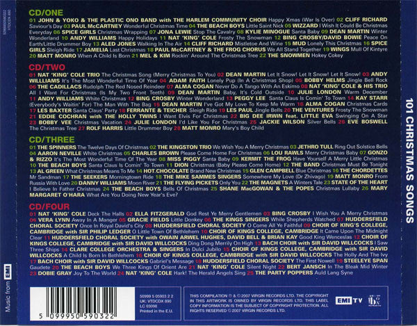 Various : 101 Christmas Songs (4xCD, Comp)