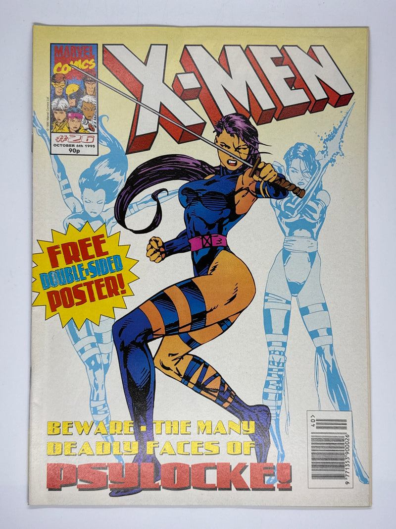 Vintage X-Men UK Volume 1 Issue 26 Marvel Comic 1995