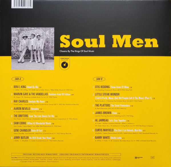 Various : Soul Men (Classics By The Kings Of Soul Music) (LP, Comp, RE, RP, Mul)