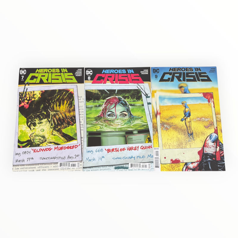 DC Comics - Heroes In Crisis #1-#9 Variant Cover Bundle - Comic - Preowned
