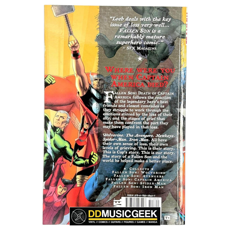 Fallen Son: The Death of Captain America by Jeph Loeb, Ed Brubaker, Leinil Yu, Ed McGuiness, John Romita Jr., David Finch, John Cassaday, Steve Epting - DD Music Geek