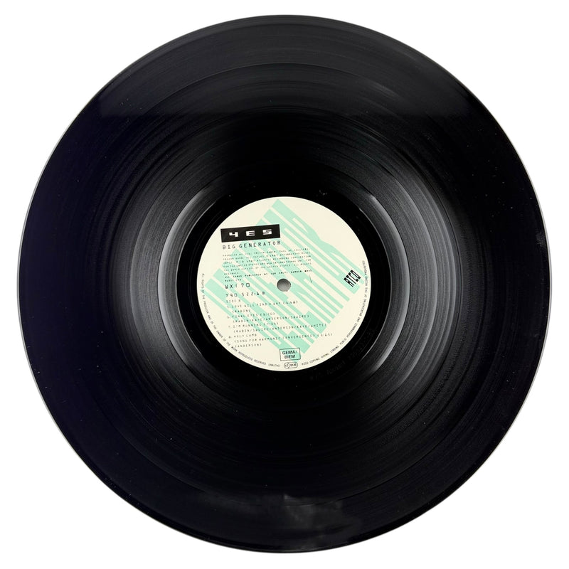 Yes: Big Generator - Very Good Plus (VG+) / Very Good Plus (VG+)