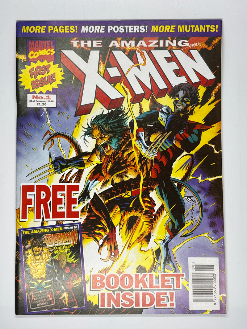 Amazing X-Men UK Vol 1 Issue 1 Marvel Comic Book