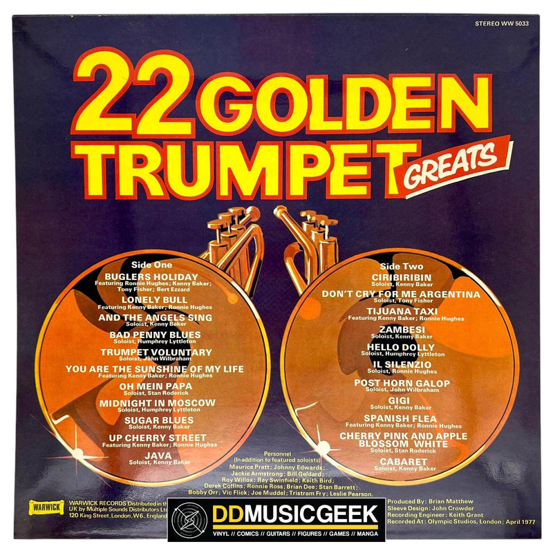 Various: 22 Golden Trumpet Greats (LP) - DD Music Geek