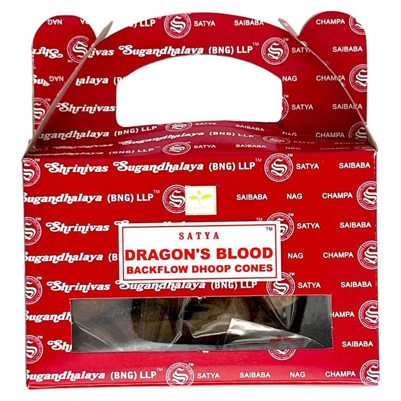 Satya Dragon's Blood Backflow Cones - DD Music Geek