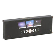 Black Moon Phase Tarot Card Stand Tealight Holder - DD Music Geek