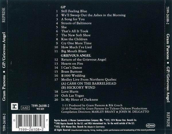 Gram Parsons: GP / Grievous Angel (CD, Comp, RP) - DD Music Geek