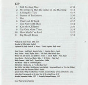 Gram Parsons: GP / Grievous Angel (CD, Comp, RP) - DD Music Geek