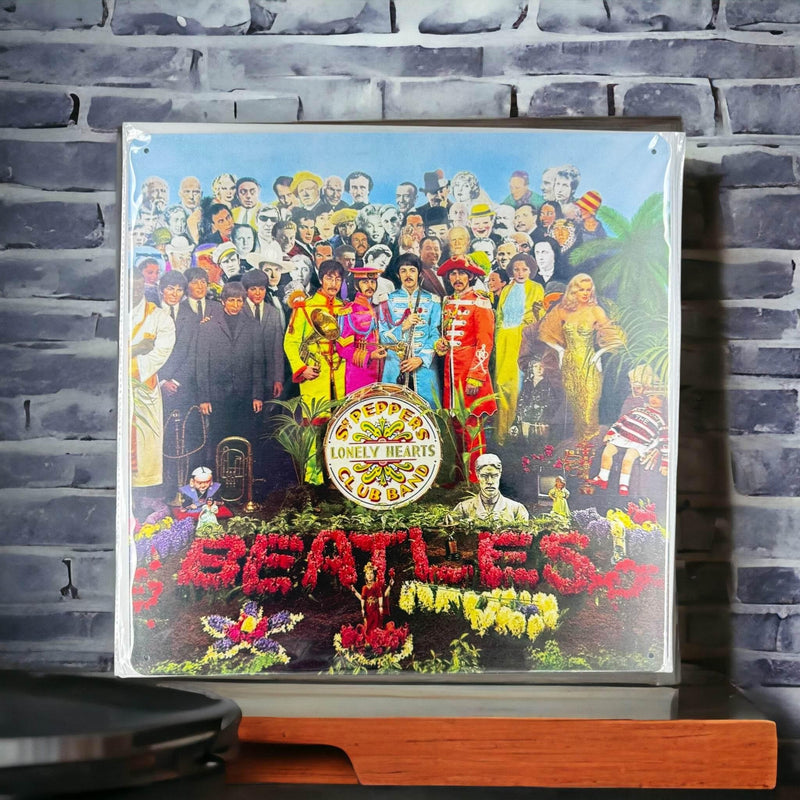 Album Cover Metal Sign: The Beatles - Sgt Peppers Lonely Hearts Club Band - DD Music Geek