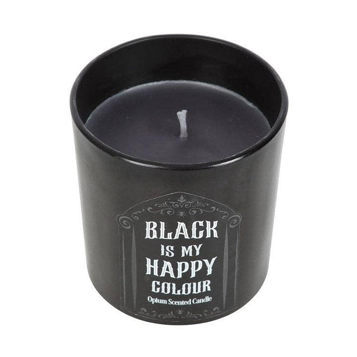 Gothic Black is My Happy Colour Opium Candle