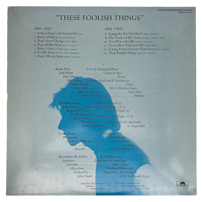 Bryan Ferry: These Foolish Things [Preowned Vinyl] VG/VG