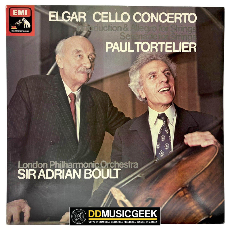 Elgar* - Paul Tortelier, London Philharmonic Orchestra, Sir Adrian Boult: Cello Concerto / Introduction & Allegro For Strings / Serenade For Strings (LP, RP) - DD Music Geek