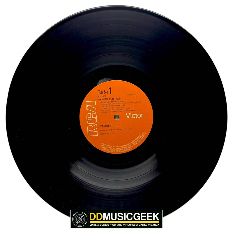 Vangelis: Heaven And Hell (LP, Album, Gat) - DD Music Geek