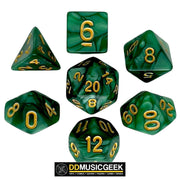 RPG Gaming Dice Set - DD Music Geek
