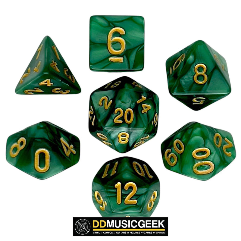 RPG Gaming Dice Set - DD Music Geek
