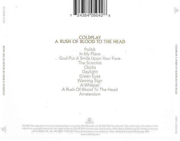 Coldplay: A Rush Of Blood To The Head (CD, Album) - DD Music Geek