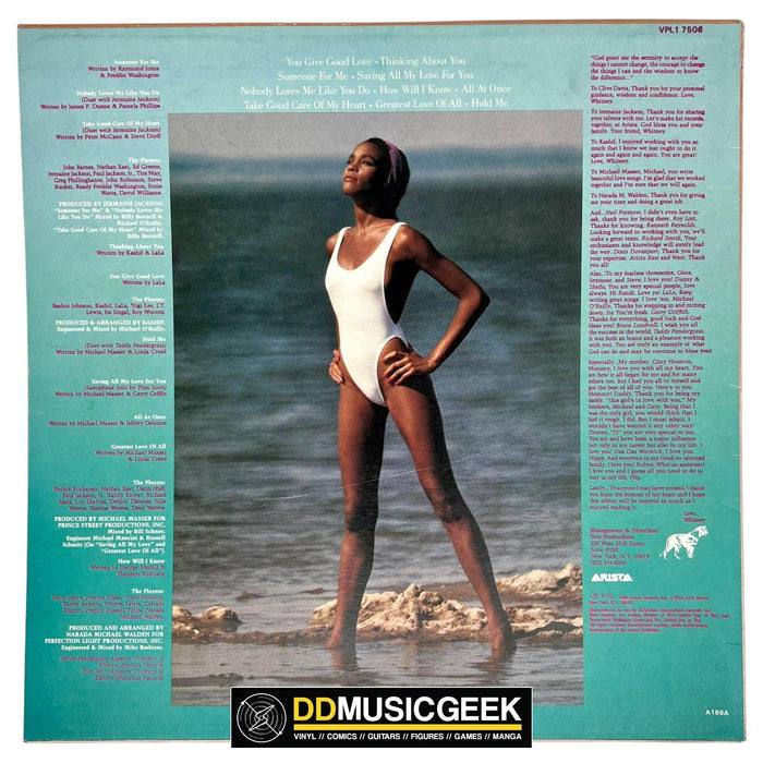 Whitney Houston: Whitney Houston (LP, Album, RE) - DD Music Geek