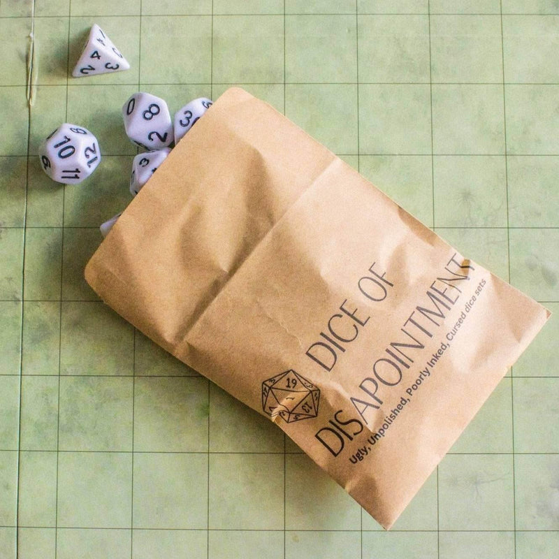 DnD Dice of Disappointment - Funny dnd Dice - DD Music Geek
