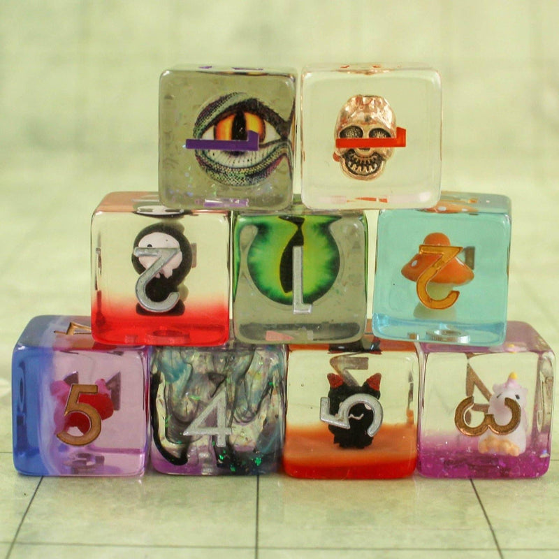 Filled Mystery Dice - DD Music Geek