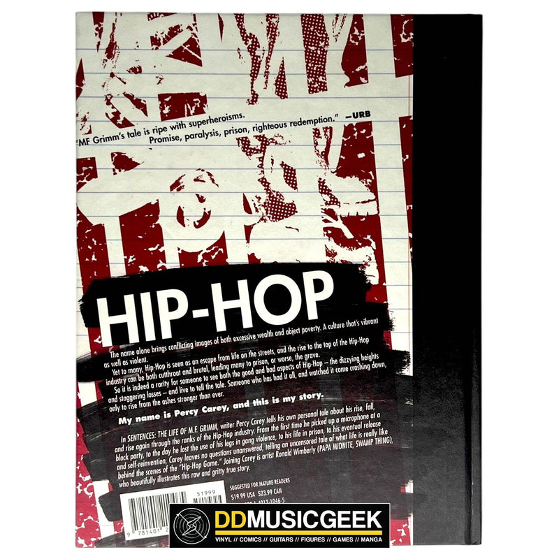 SENTENCES: THE LIFE OF M.F. GRIMM (Hardcover) - DD Music Geek