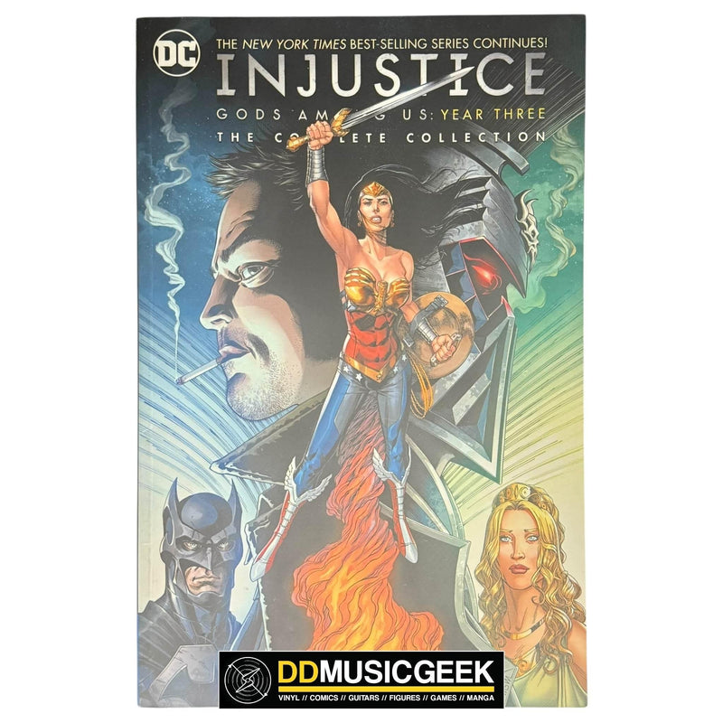 Injustice: Gods Among Us Year Three: The Complete Collection by Tom Taylor, Bruno Redondo - DD Music Geek