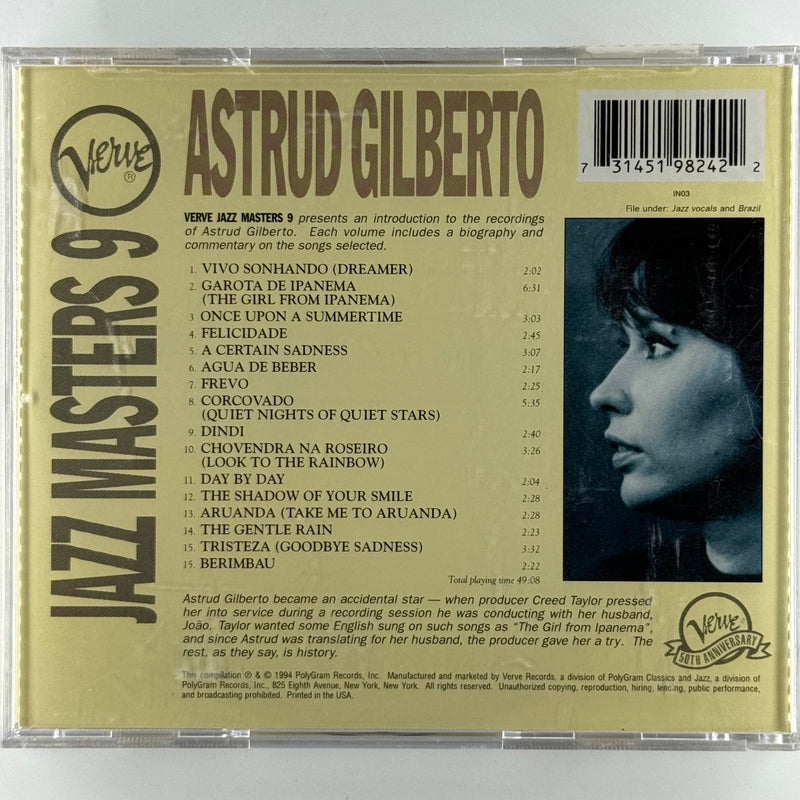 Astrud Gilberto: Verve Jazz Masters 9 - Very Good Plus (VG+) / Very Good Plus (VG+)