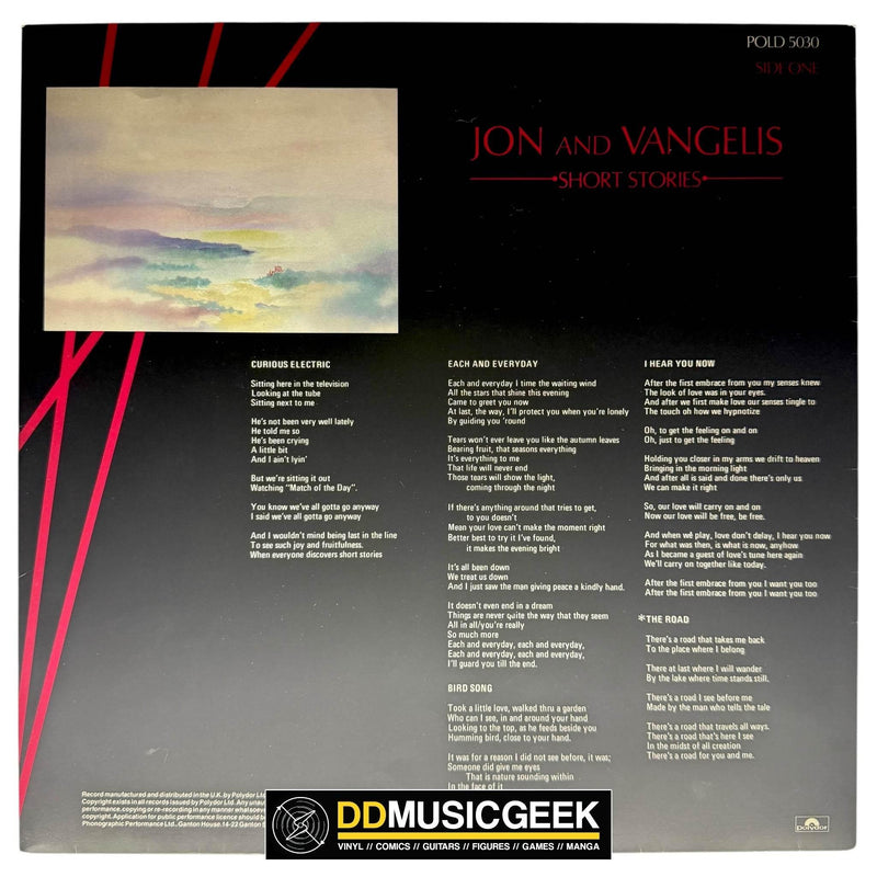 Jon And Vangelis*: Short Stories (LP, Album) - DD Music Geek