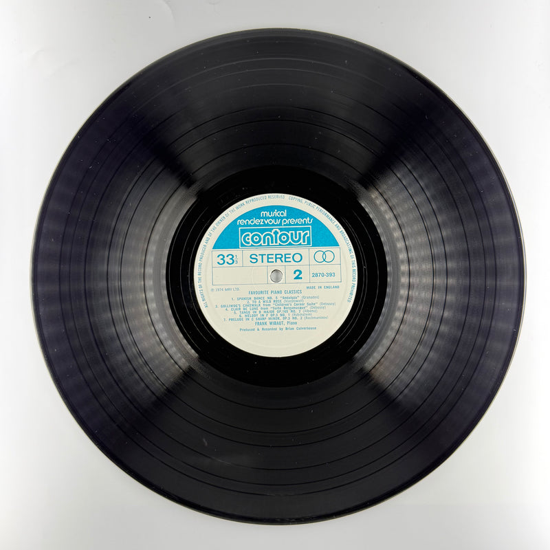 Frank Wibaut: Favourite Piano Classics - Very Good Plus (VG+) / Very Good (VG)