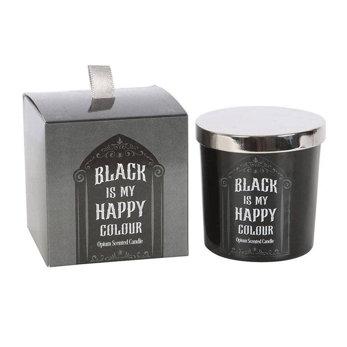 Gothic Black is My Happy Colour Opium Candle