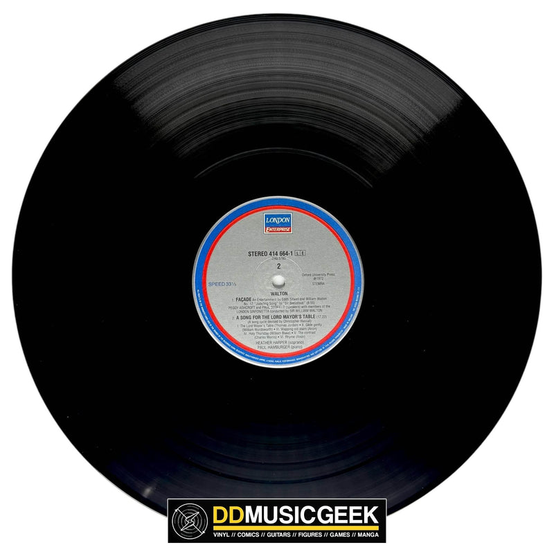 Peggy Ashcroft / Paul Scofield, Paul Scofield, London Sinfonietta, Heather Harper, Paul Hamburger, Sir William Walton: Façade - A Song For The Lord Mayor's Table (LP) - DD Music Geek