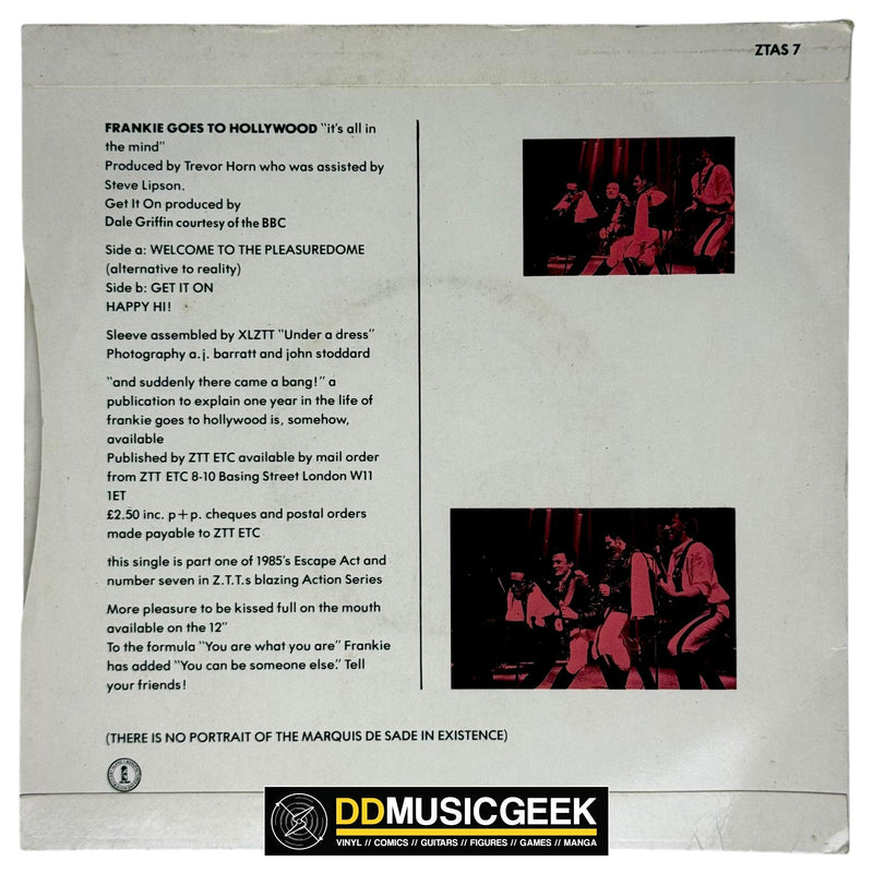 Frankie Goes To Hollywood: Welcome To The Pleasuredome (7", Single) - DD Music Geek