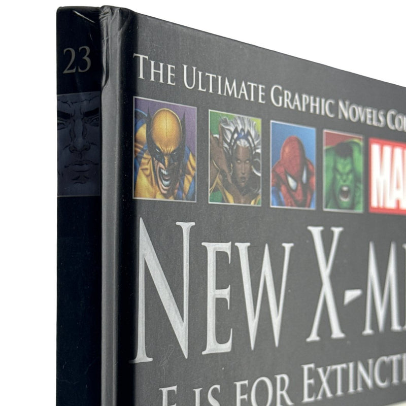 MARVEL - New X-Men: E is for Extinction - Graphic Novel - Preowned - Spine Detail

