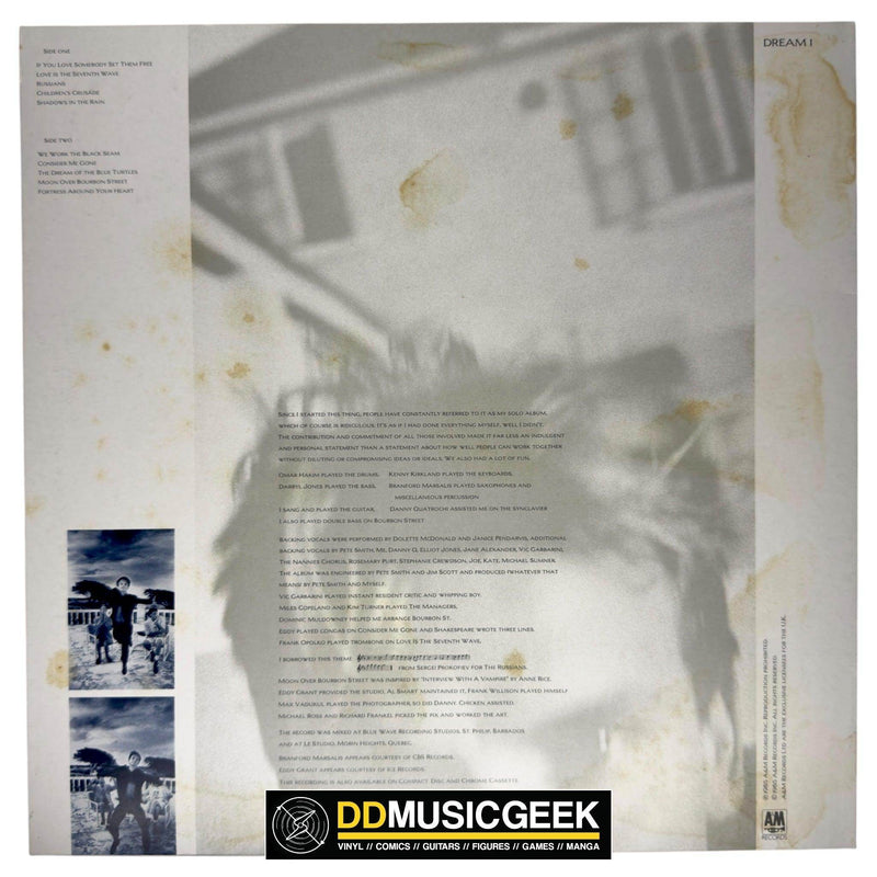 Sting: The Dream Of The Blue Turtles (LP, Album) - DD Music Geek