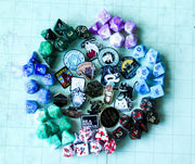 Mystery Dice & Pin Bag - DD Music Geek