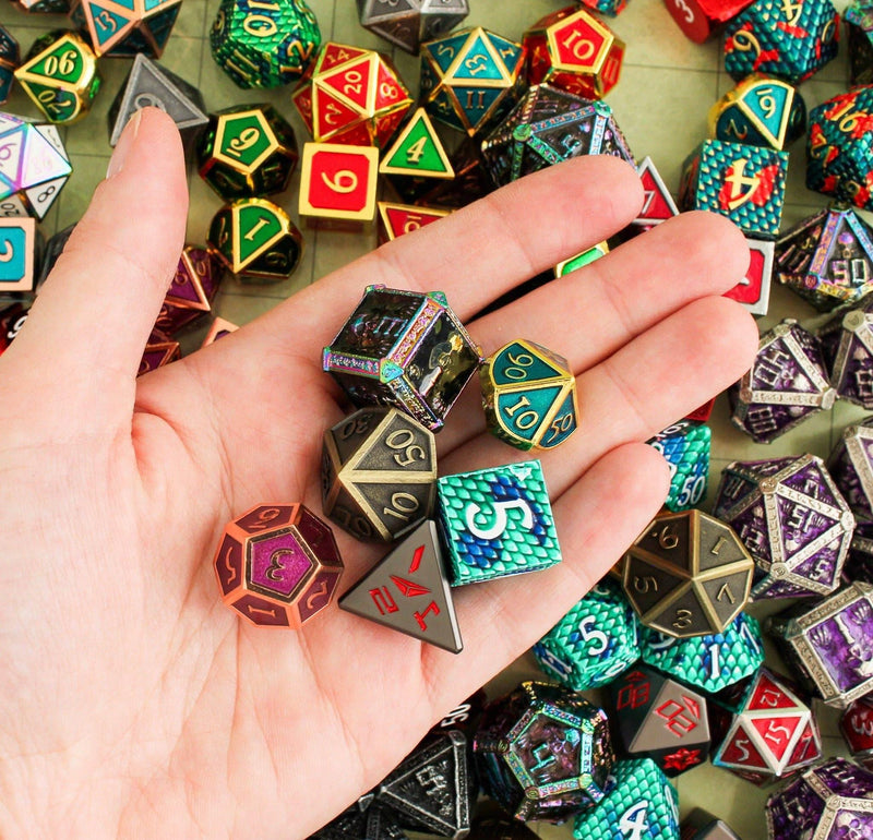 Metal Mystery Dice Set - DD Music Geek