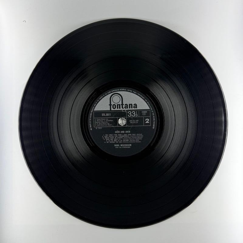 Nana Mouskouri With The Athenians*: Over & Over - Good Plus (G+) / Good (G)