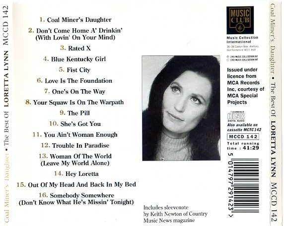 Loretta Lynn: Coal Miner's Daughter The Best Of Loretta Lynn (CD, Comp) - DD Music Geek