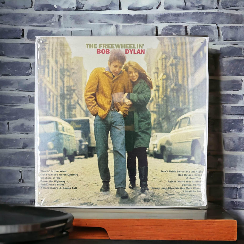 Album Cover Metal Sign: Bob Dylan - The Freewheelin' Bob Dylan - DD Music Geek