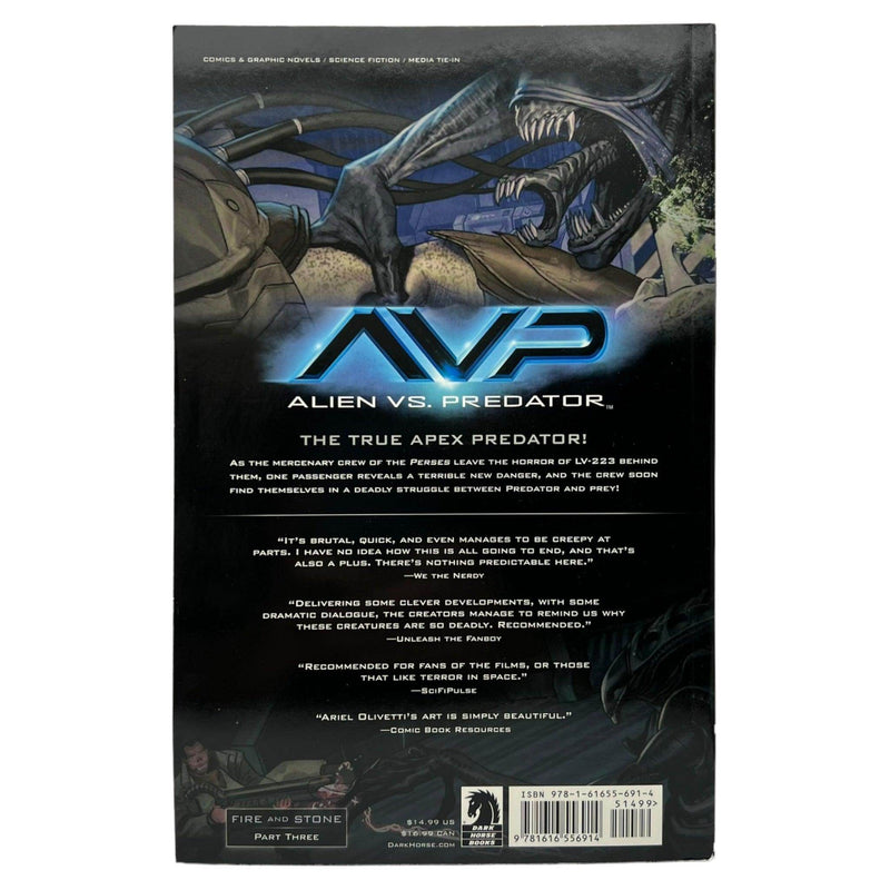 Fire and Stone: Part 3: AvP Alien Vs Predator - TPB [PREOWNED COMIC] - DD Music Geek