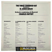 Manuel De Falla, Colette Boky, Huguette Tourangeau, Orchestre symphonique de Montréal, Charles Dutoit: The Three Cornered Hat = Der Dreispitz - El Amor Brujo (LP) - DD Music Geek